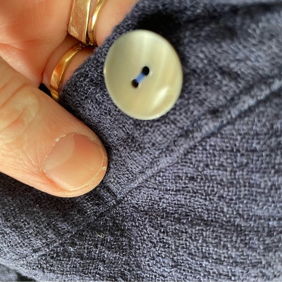 PRIORY The Overshirt in Natural Knit Indigo Size M/L - Picture 6 of 6